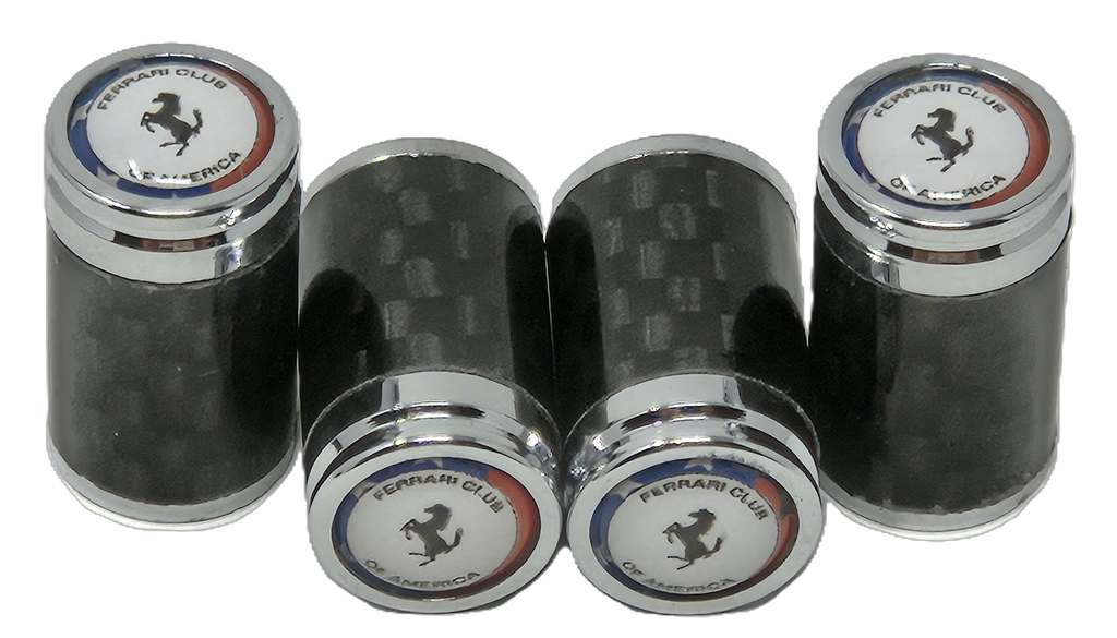 Ferrari Club of America Tire Caps