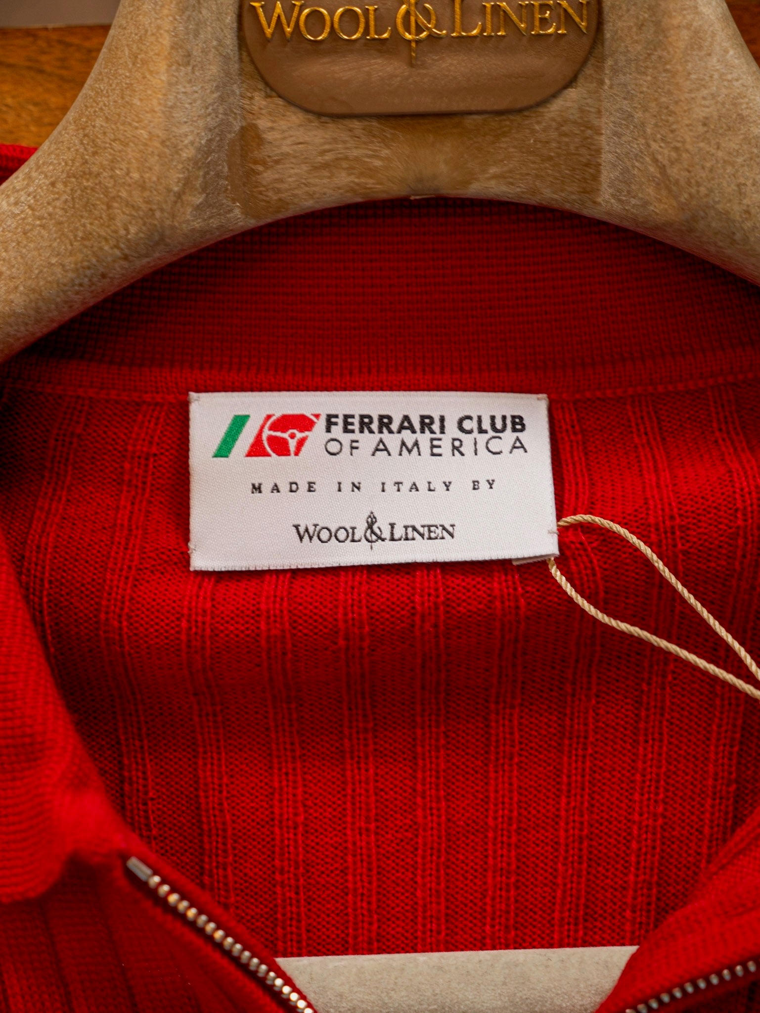 Ferrari Club Custom Knit by Wool & Linen