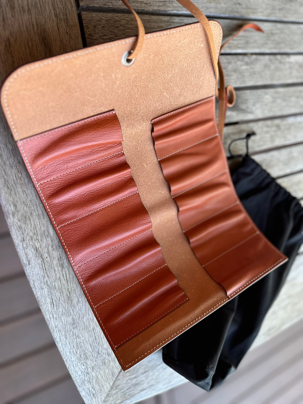 Schedoni Leather Tool Roll