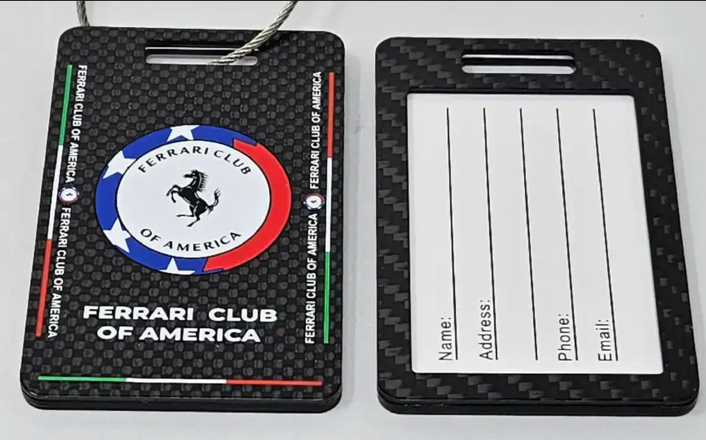 FCA Carbon Fiber Luggage Tag