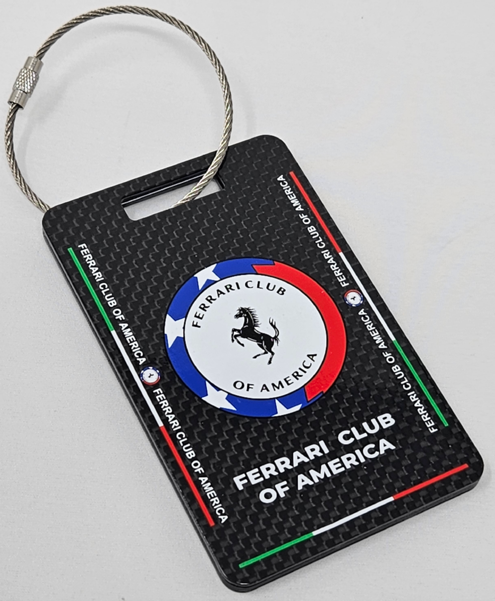 FCA Carbon Fiber Luggage Tag