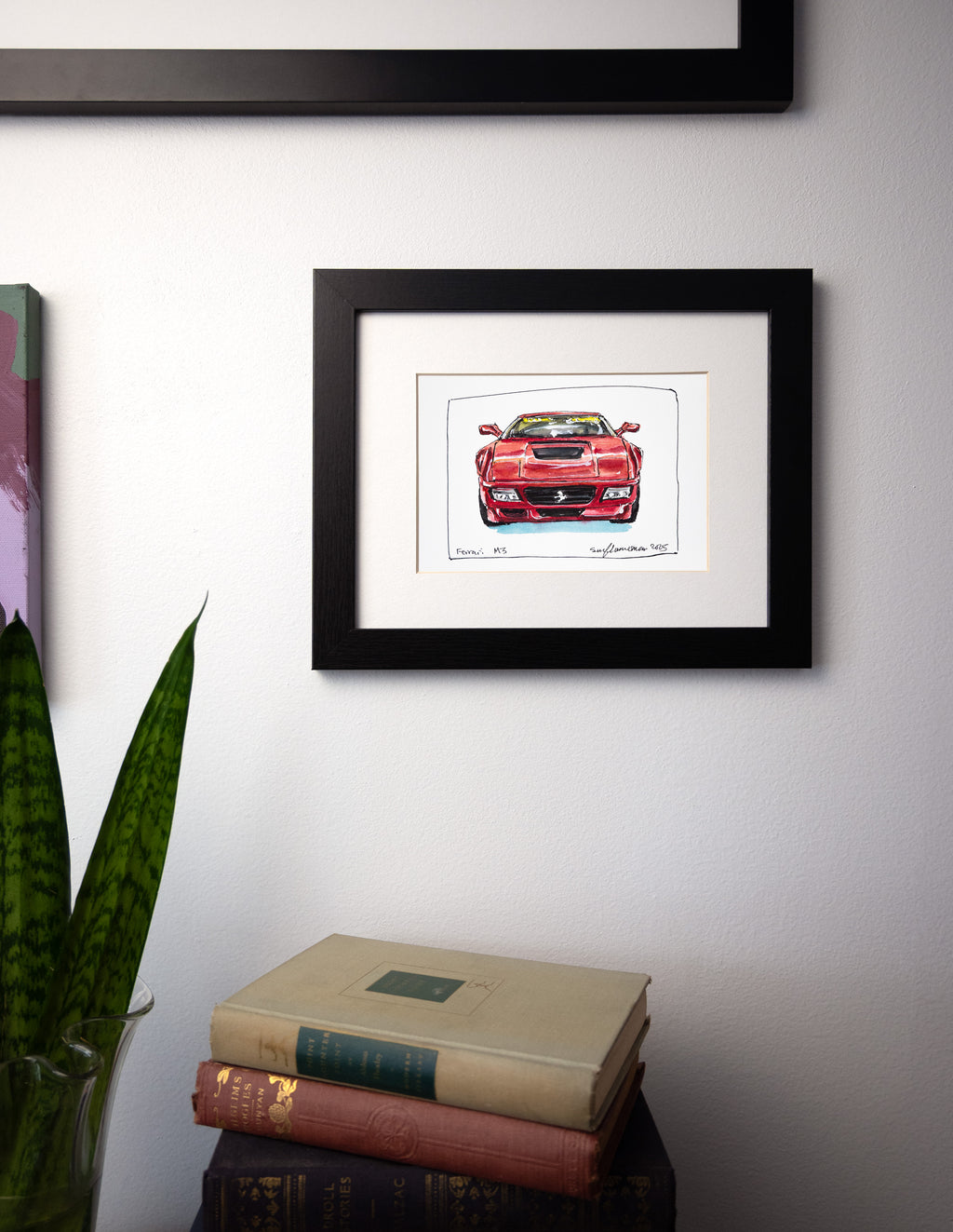 Ferrari M3 Prototype, Front - Original Painting by Sunflowerman