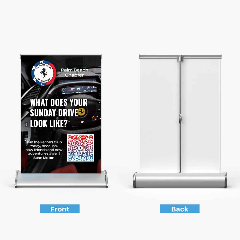 Tabletop Retractable Banner