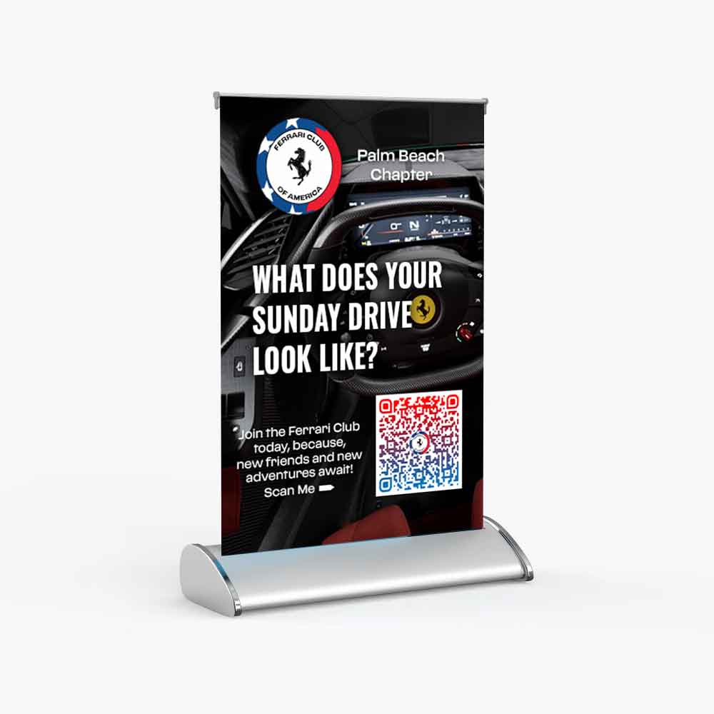 Tabletop Retractable Banner